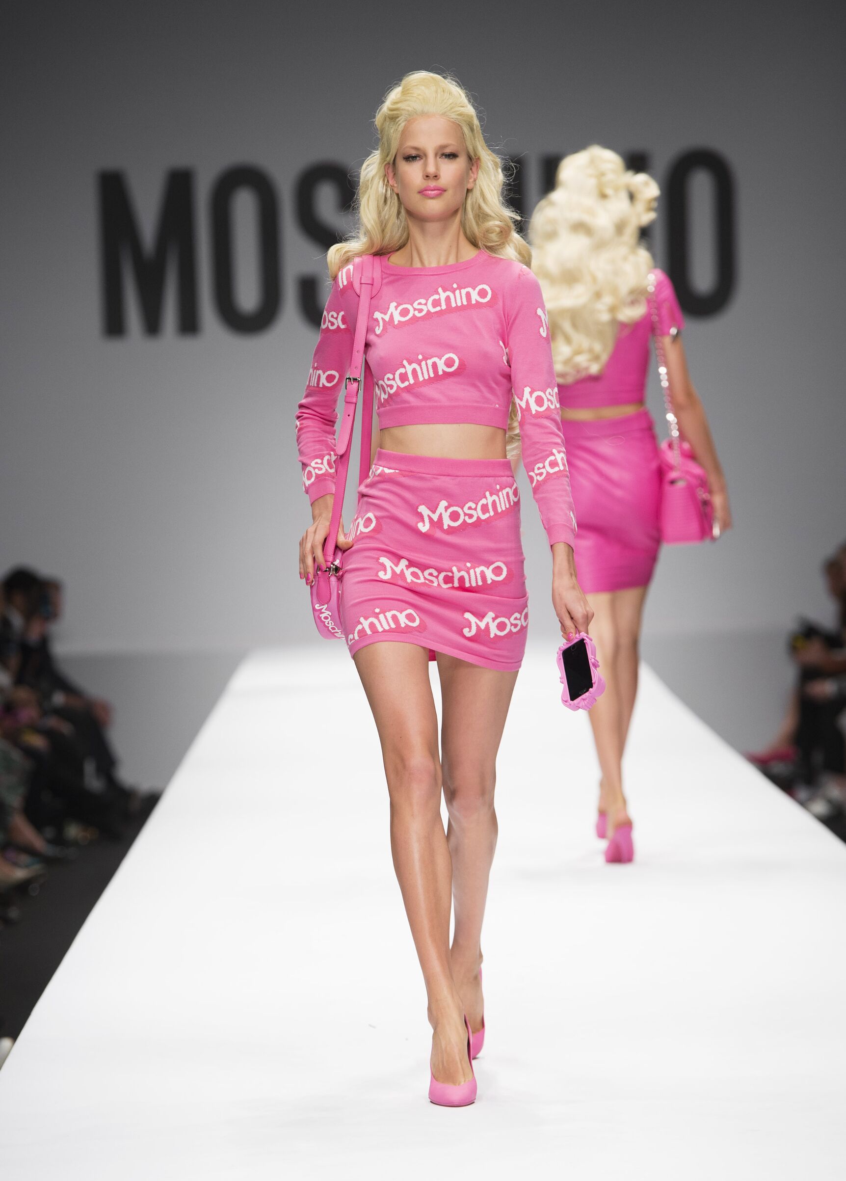 moschino pink dress