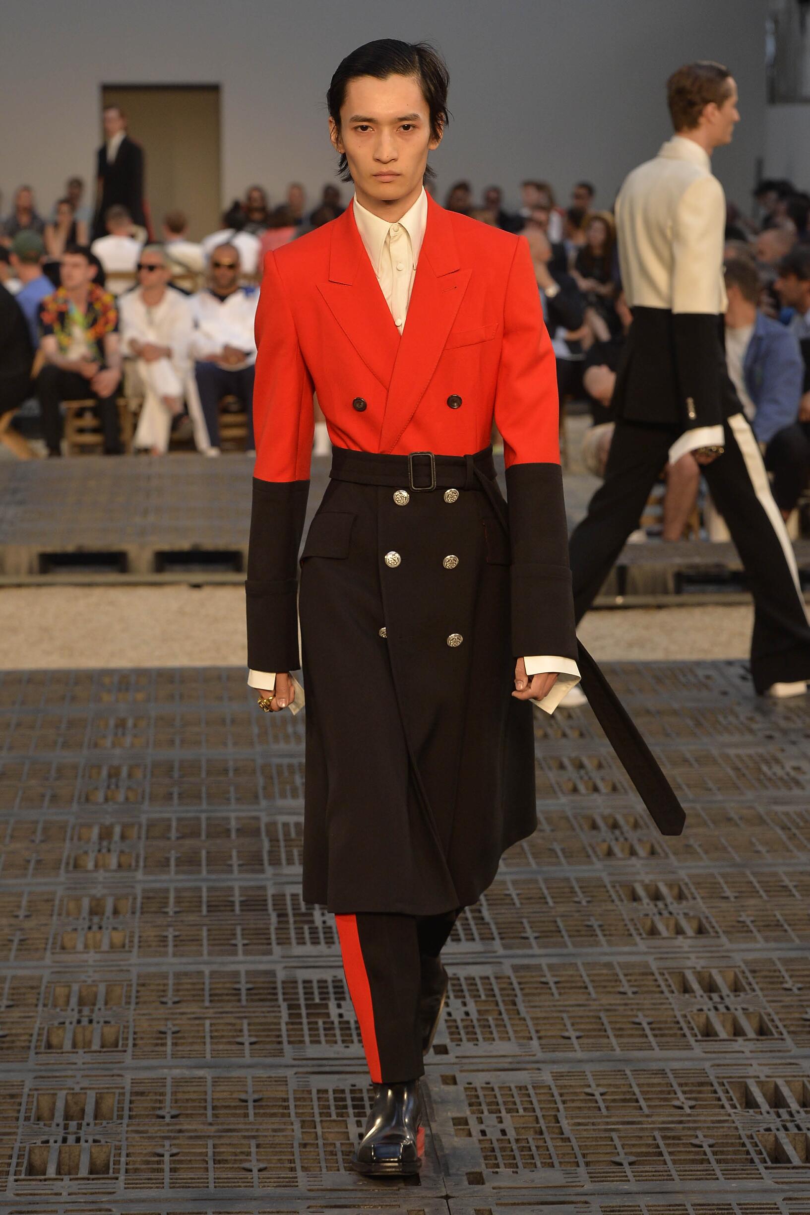 Alexander McQueen Menswear Fashion Show, Collection Spring Summer 2019  presented during Paris Fashion Week 0009 – NOWFASHION