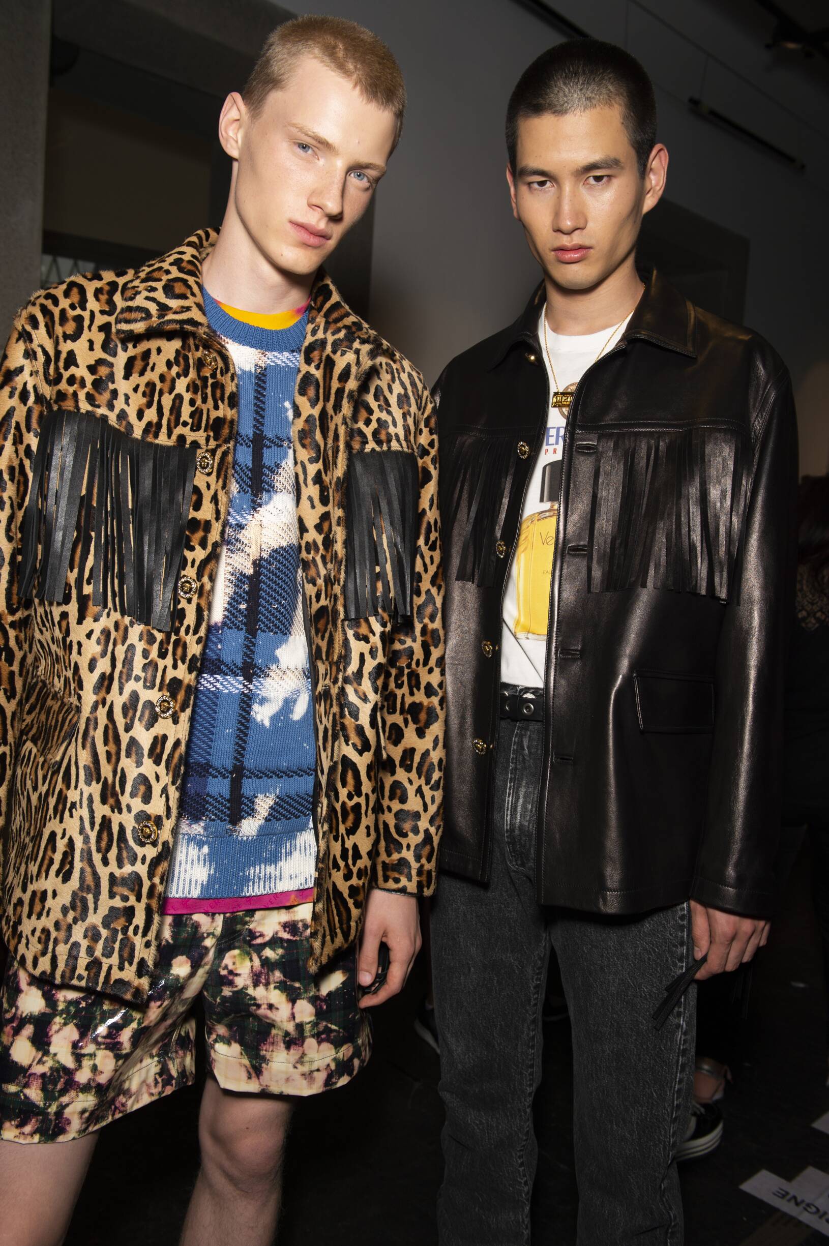 BACKSTAGE VERSACE 2020 SS MEN’S COLLECTION | The Skinny Beep