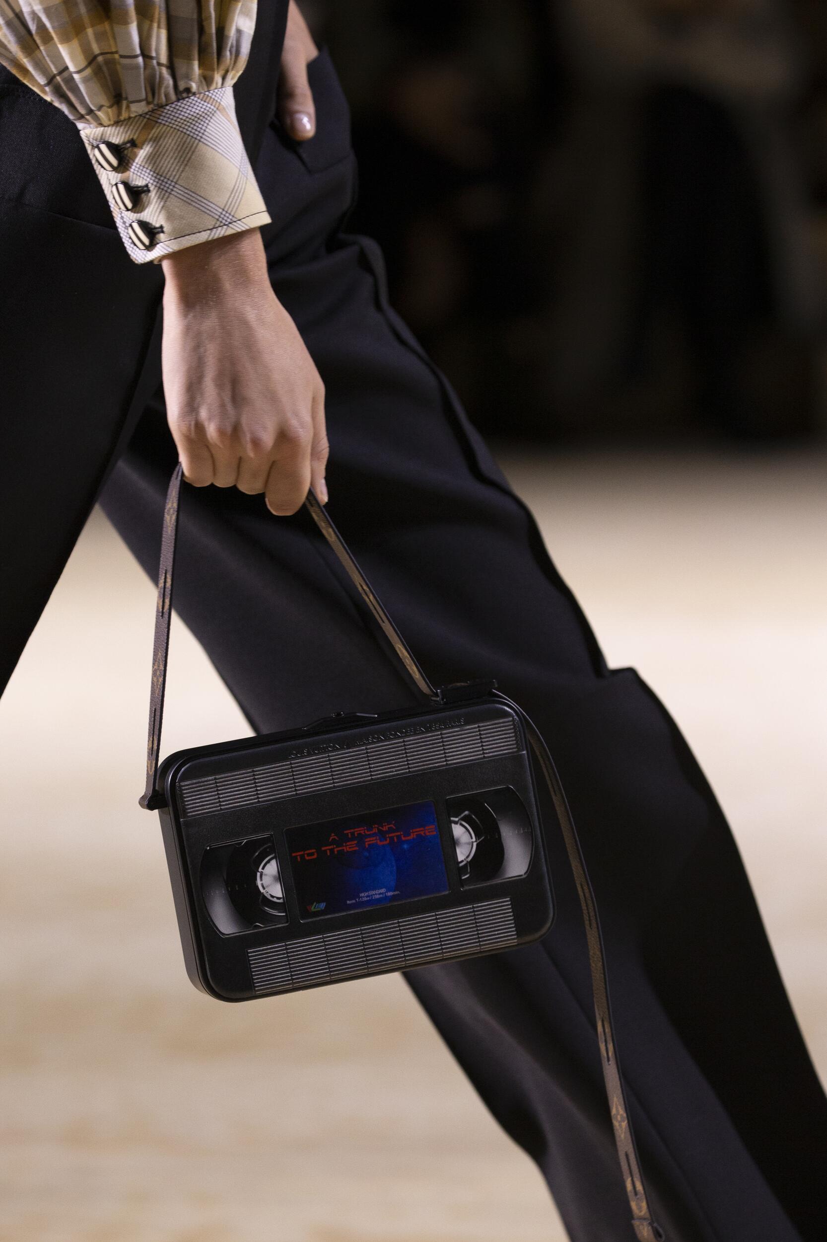 Louis Vuitton Runway SS 2020 Velvet Clutch Bag
