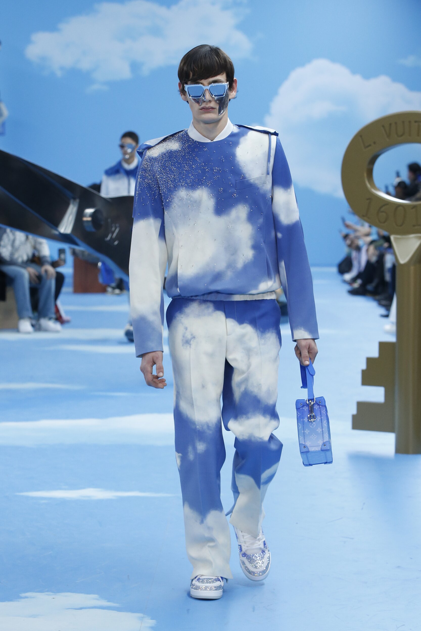 Virgil Abloh lands in the clouds for Louis Vuitton's latest men's