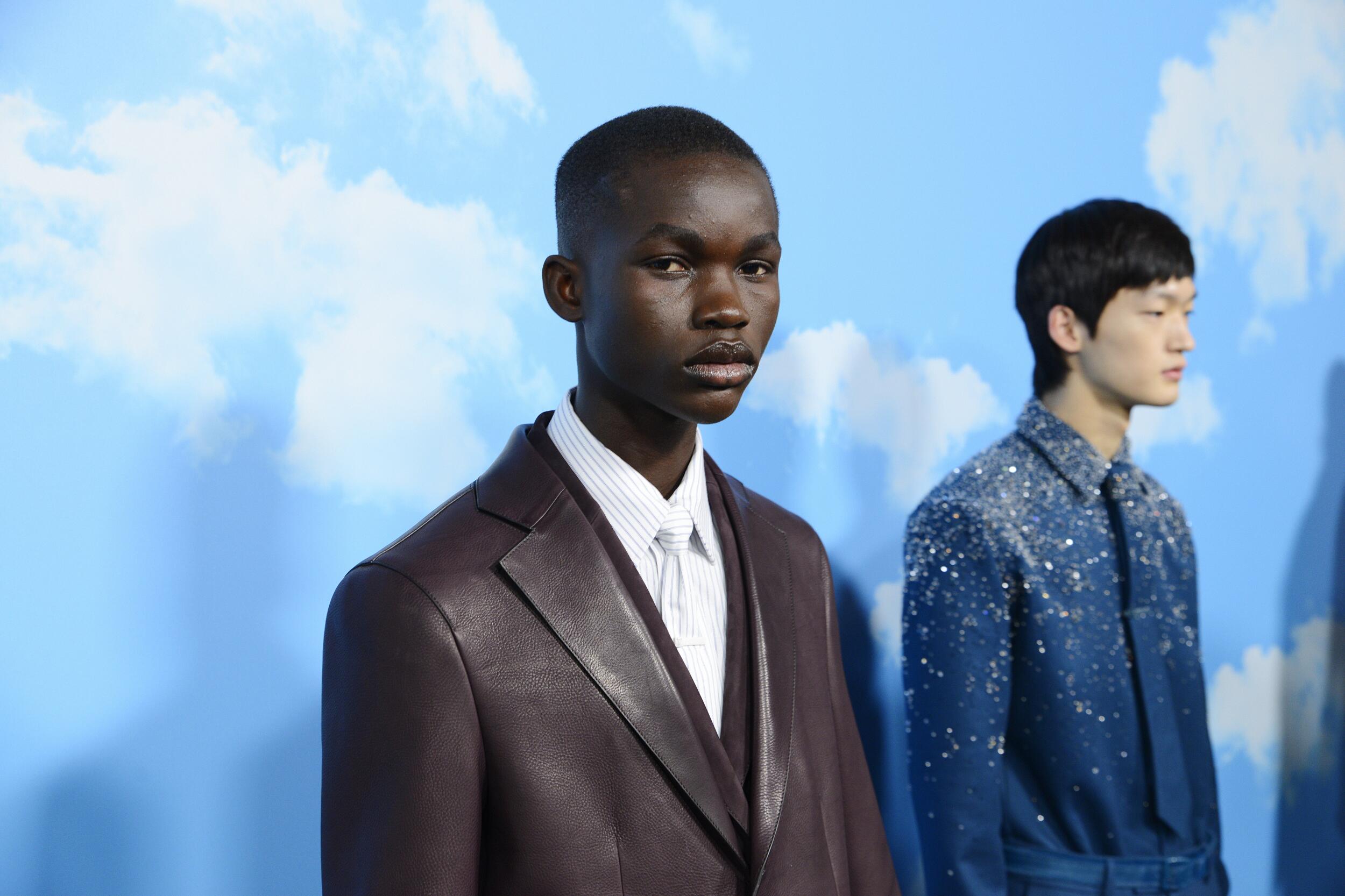 Louis Vuitton - Scenes from backstage at the Louis Vuitton Men's